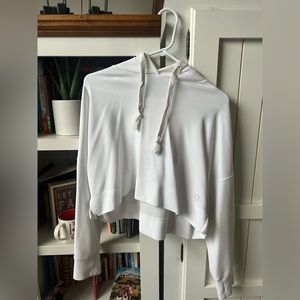 Altard State Revival White Cropped Hoodie